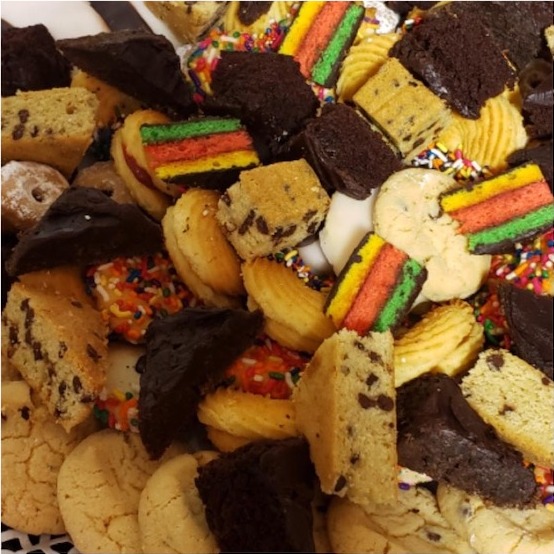 Kosher dessert and cookie display by Jerusalem Catering NJ